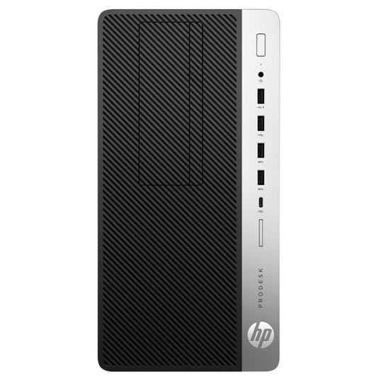 Computadora de escritorio HP ProDesk 600 G5 MicroTower, Intel Core i7-9700, 3.0GHz, 32GB RAM, 1TB M2 SATA Windows 10 Pro - Grado A Reacondicionado