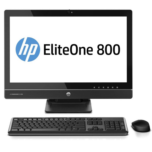 HP EliteOne 800 G1, All-In-One, 23", Intel Core i5-4570s, 2.9GHz, 8GB RAM, 256GB Solid State Drive, Windows 10 Pro - Grade A Refurbished
