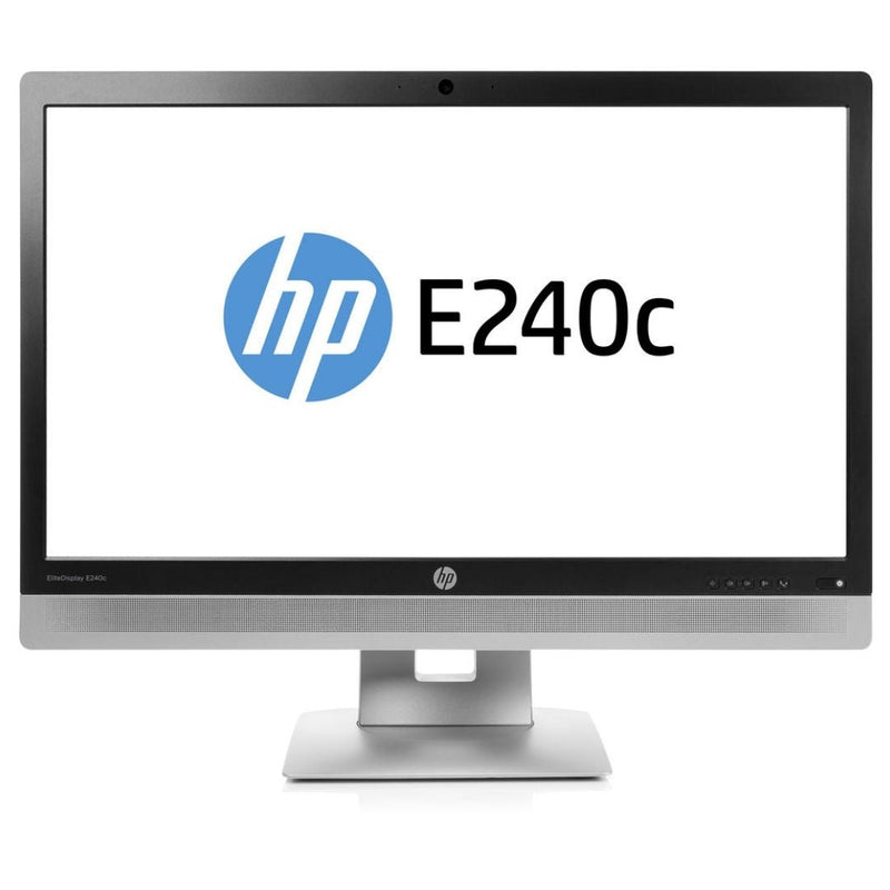 Load image into Gallery viewer, HP EliteDisplay E240c, 23.8&quot;, 16:9  Video Conferencing IPS Monitor - Grade A Refurbished-EE
