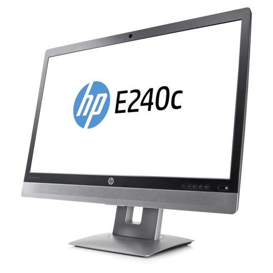 HP EliteDisplay E240c, 23.8", 16:9  Video Conferencing IPS Monitor - Grade A Refurbished-EE