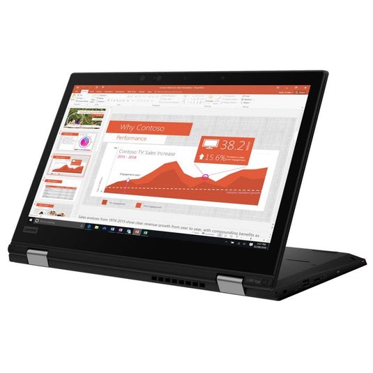 Lenovo ThinkPad L390 Yoga 2-in-1, 13.3", Touchscreen, Intel i5-8265U, 1.60GHz, 16GB RAM, 256GB SSD, Windows 11 Pro - Grade A Refurbished-EE M