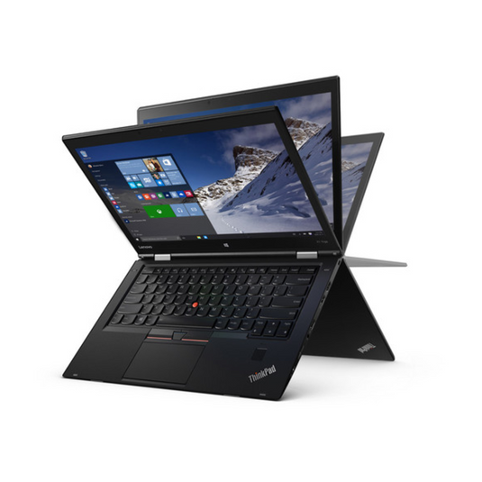 Lenovo ThinkPad X1 Yoga 1st Gen, 14" Touchscreen, Intel Core i7-6600U, 2.60GHz, 16GB RAM, 512GB M2 NVMe Drive, Windows 10 Pro - Grade A Refurbished