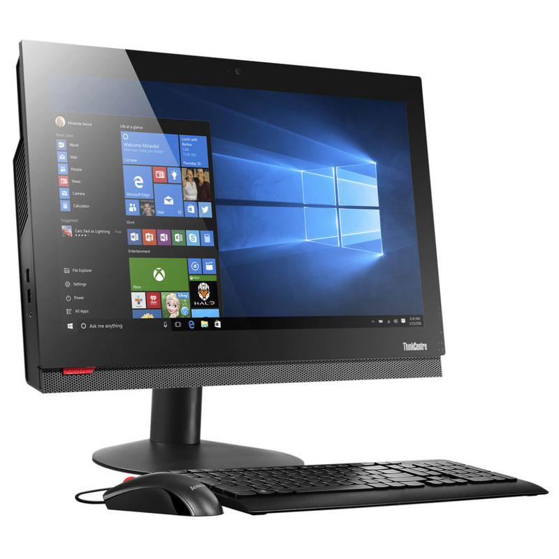 Load image into Gallery viewer, Lenovo ThinkCentre M810Z All-In-One, 21.5&quot;, Intel Core i5-6400T, 2.20GHz, 8GB RAM, 256GB Solid State Drive, Windows 10 Pro - Grade A Refurbished
