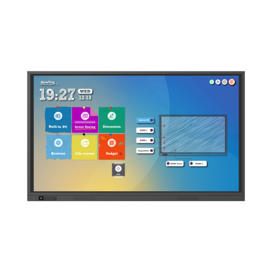 Newline 75” TT-7519RS, Interactive Display, Certified Google Integration, Grade - A Refurbished (Pack of 5) - EE