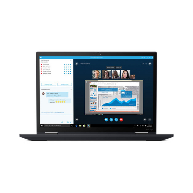 Load image into Gallery viewer, Lenovo ThinkPad X13 Yoga G2, 13.3&quot; Touchscreen, Intel Core i7-1185G7, 3.00GHz, 16GB RAM, 256GB SSD, Windows 11 Pro - Grade A Refurbished
