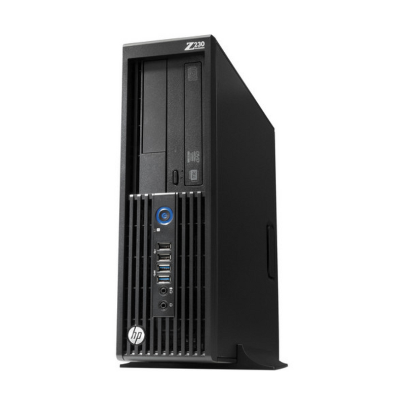 Load image into Gallery viewer, HP Z230, SFF Workstation, Intel Core i7-4790, 3.60GHz, 16GB RAM, 256GB SSD, DVD-RW, Windows 10 Pro - Grade A Refurbished
