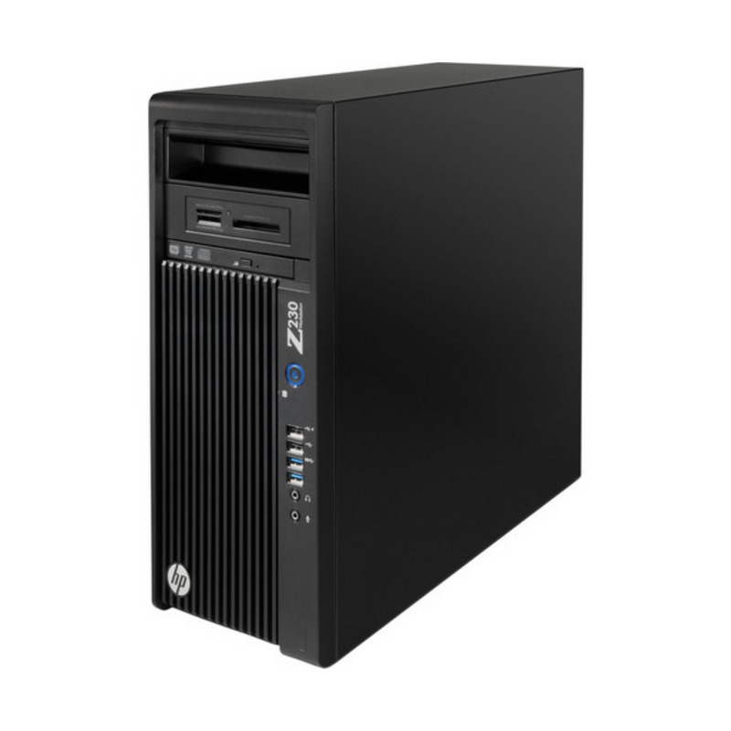 Load image into Gallery viewer, HP Z230, Tower Workstation, Intel Core i7-4790, 3.60GHz, 16GB RAM, 256GB SSD + 1TB HDD, DVD-RW, Windows 10 Pro - Grade A Refurbished
