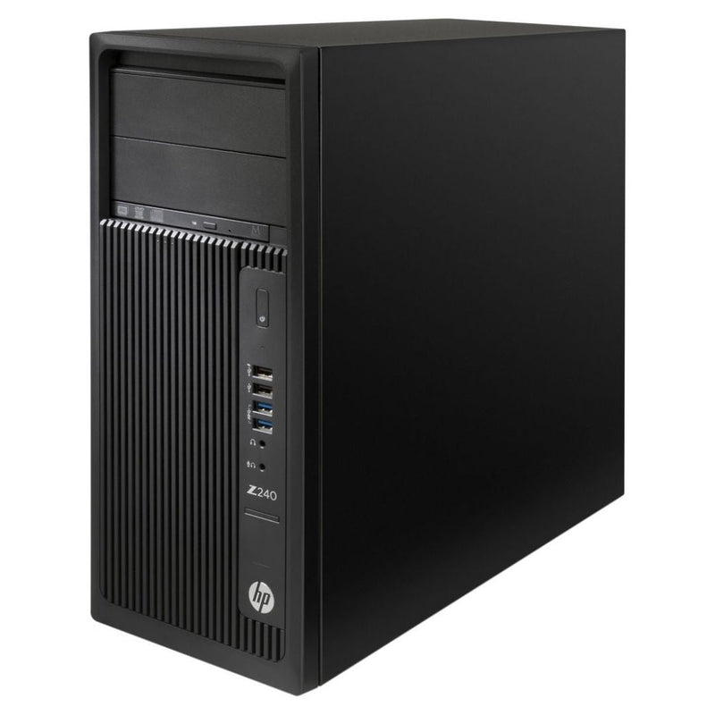 Load image into Gallery viewer, HP Z240, Tower Workstation, Intel Core i3-6100, 3.7GHz, 8GB RAM, 256GB SSD, Windows 10 Pro - Grade A Refurbished
