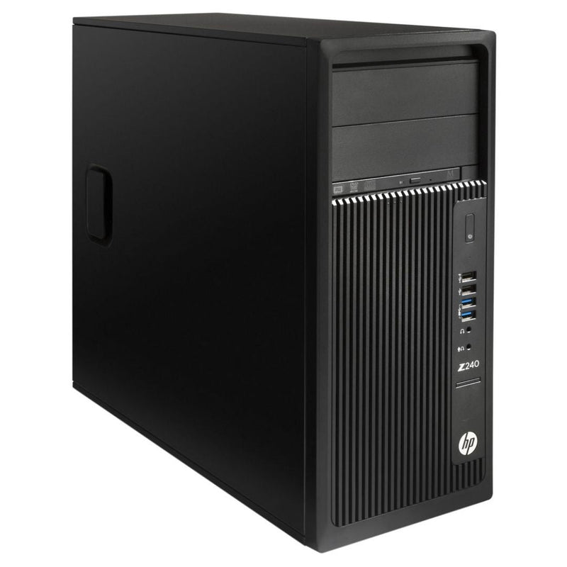 Load image into Gallery viewer, HP Z240, Tower Workstation, Intel Core i5-6500, 3.2GHz, 16GB RAM, 256GB SSD, Windows 10 Pro - Grade A Refurbished 
