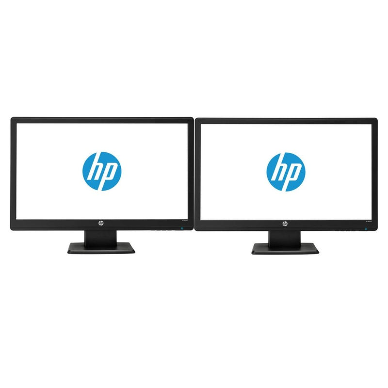 Load image into Gallery viewer, HP ProDesk 600 G6, Mini Desktop Bundled with Dual HP 2 X 23&quot; Monitor, Intel Core i5-10500T, 2.3GHz ,16GB RAM, 256GB SSD, Windows 11 Pro – Grade A Refurbished - EE
