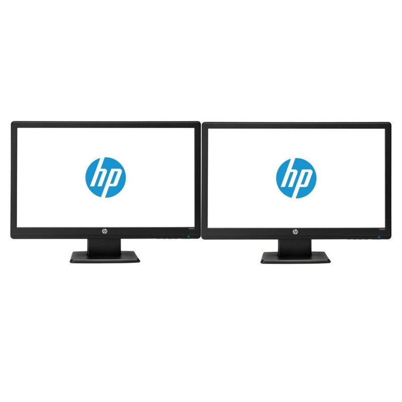 Load image into Gallery viewer, HP ProDesk 600 G6, Mini Desktop Bundled with Dual HP 2 X 23&quot; Monitor, Intel Core i7-10700T, 2.0GHz, 32GB RAM, 512GB SSD, Windows 11 Pro – Grade A Refurbished - EE
