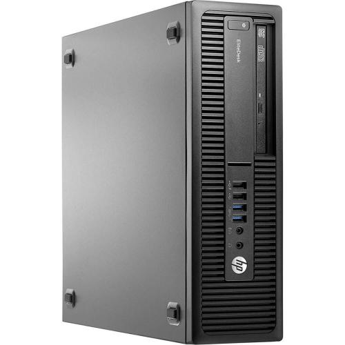 Computadora de escritorio HP EliteDesk 800 G2 SFF, Intel Core i5-6500, 3,2 GHz, 16 GB de RAM, unidad de estado sólido de 256 GB, Windows 10 Pro - Grado A reacondicionado