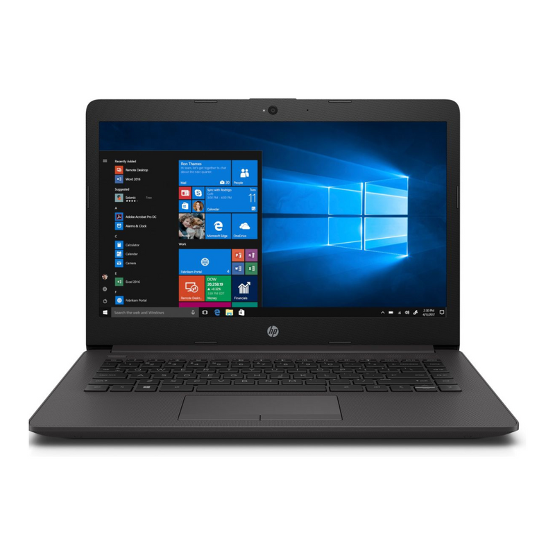 Load image into Gallery viewer, HP 240 G7 CeleronÂ® Dual-Core N4020 128GB SSD 4GB 14&quot; (1366x768) WIN10 Pro JET BLACK UK KEYBOARD &amp; POWER CORD 2V0E3ES#ABU
