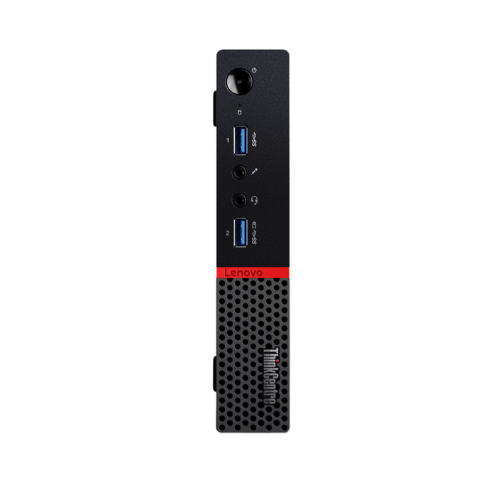 Lenovo ThinkCentre M900q Tiny Desktop, Intel Core i5-6500T, 2.5GHz, 8GB RAM, 256GB SSD, Windows 10 Pro - Grade A Refurbished