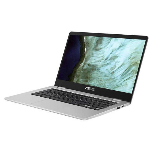 Chromebook ASUS C423NA-RH01T, pantalla táctil de 14", Intel Celeron N3350, 2,17 GHz, 4 GB de RAM, unidad de estado sólido de 32 GB, Chrome OS - Nuevo