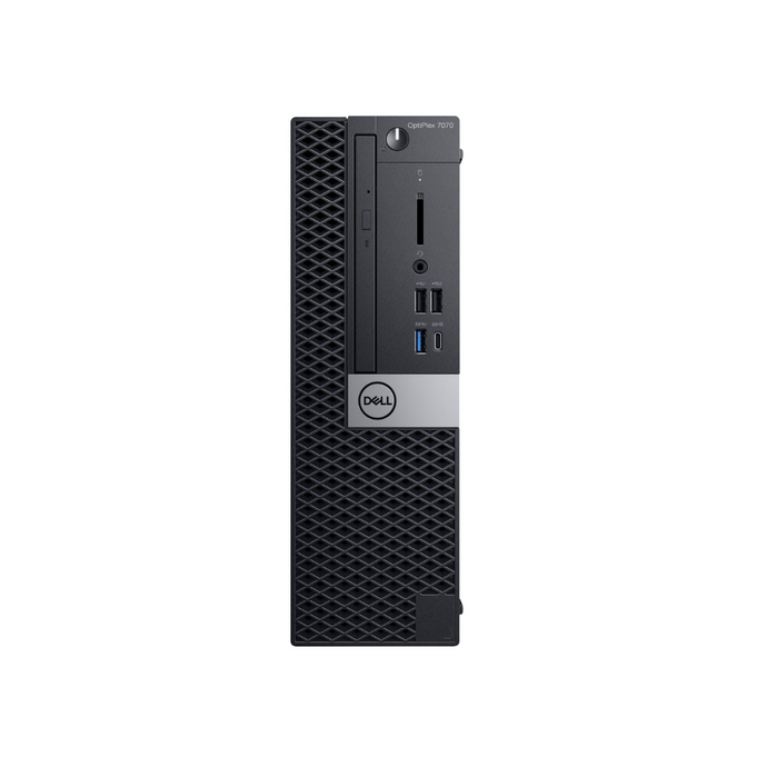 Dell OptiPlex 7070, SFF Desktop, Intel Core i5-9500, 3.0GHz, 16GB RAM, 512GB SSD, Windows 11 Pro - Grade A Refurbished - EE