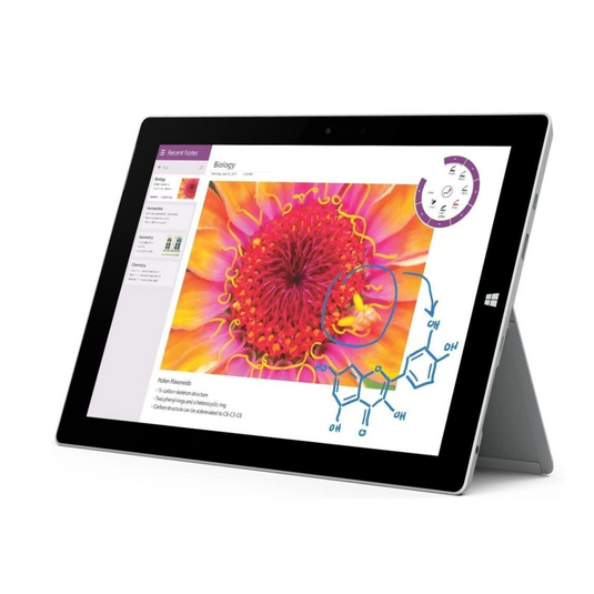 Microsoft Surface 3, Atom x7-Z8700, 4 GB de RAM, 64 GB, Windows 10 Pro - Grado A reacondicionado
