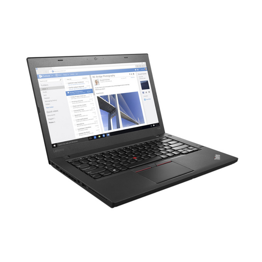 Lenovo ThinkPad T460, 14", Intel Core i5-6300U, 2,4 GHz, 16 GB de RAM, 512 GB SSD, Windows 10 Pro - Grado A reacondicionado
